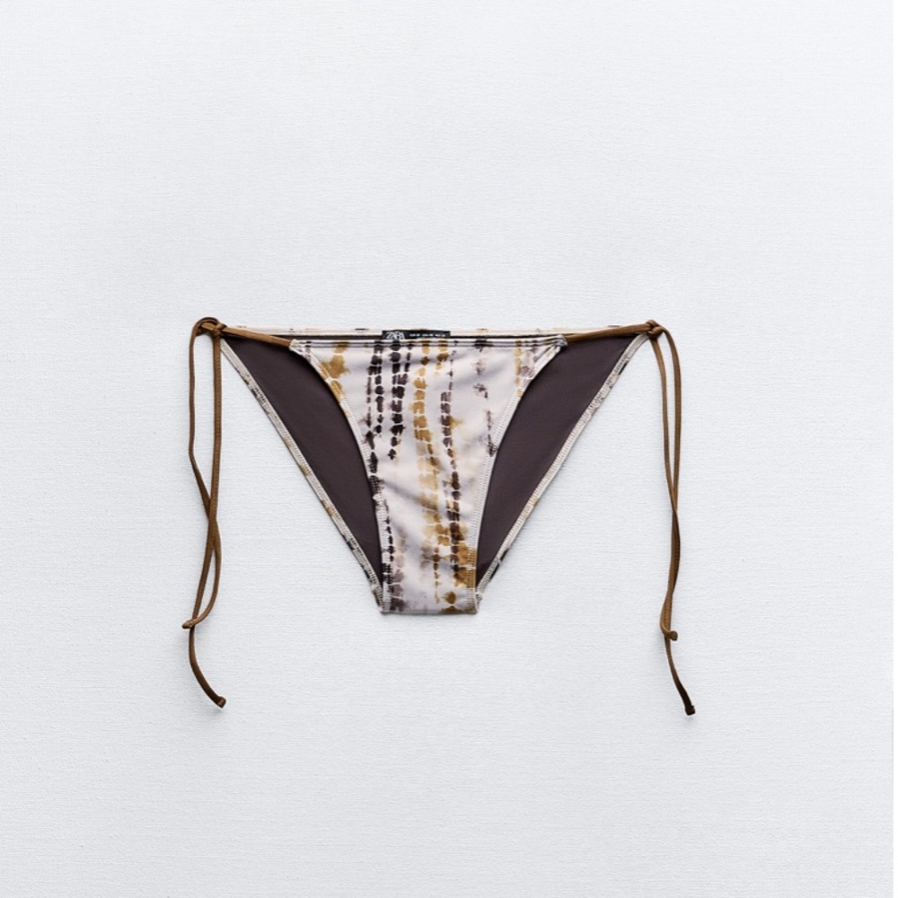 ZARA TIE DYE BIKINI BOTTOM
